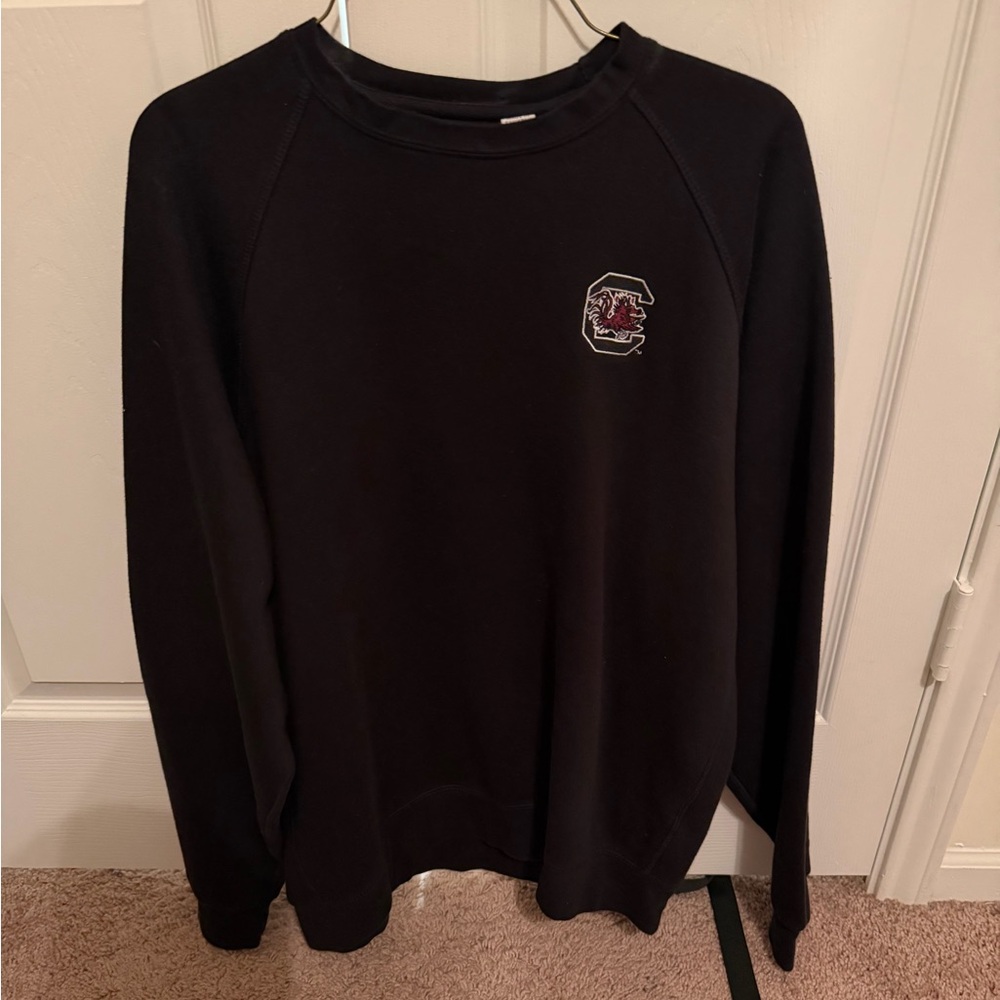 Men's Gamecocks Black Crewneck Sweater